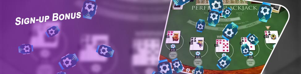 Blackjack sign up bonus