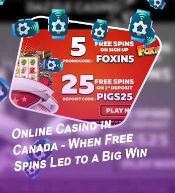 Free no deposit spins on sign up Canada