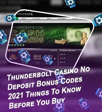 Thunderbolt no deposit bonus